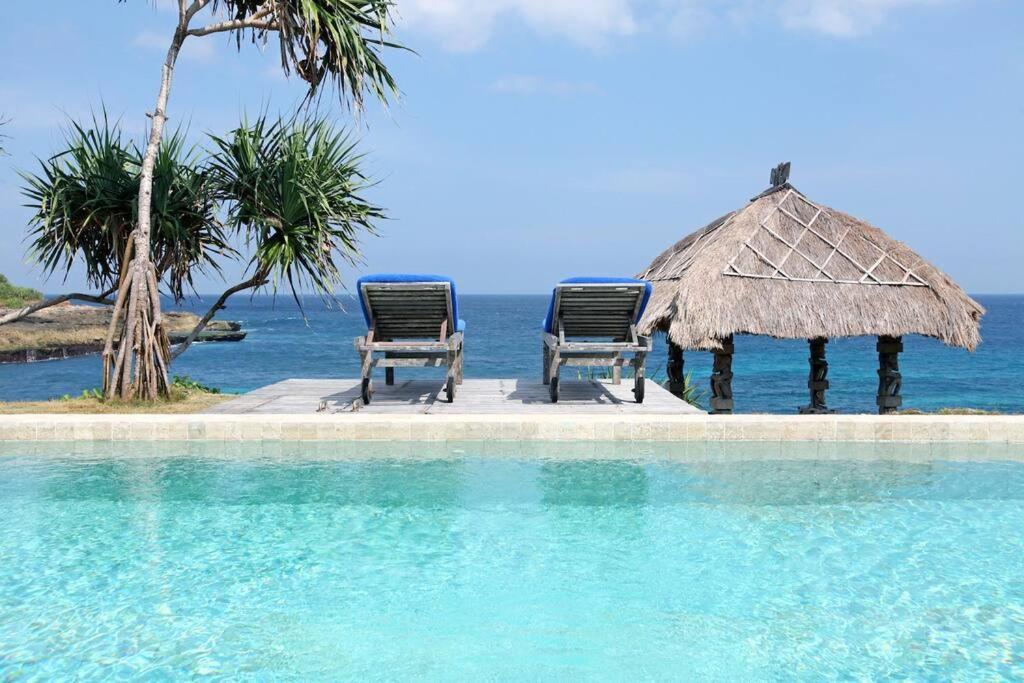 Villa Lumba Lumba - Oceanfront & Spectacular View! Nusa Lembongan  Ngoại thất bức ảnh